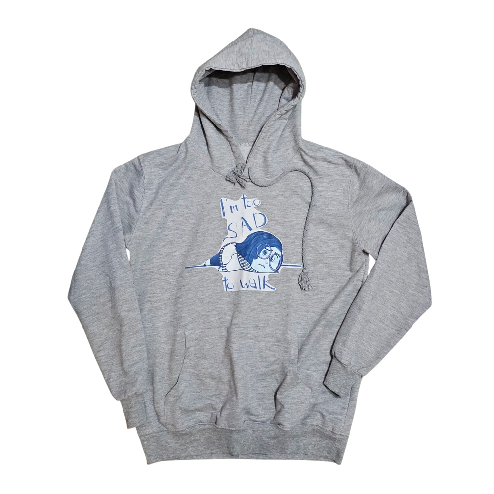 Disney Pixars Inside Out Sadness Hoodie Womens size Small